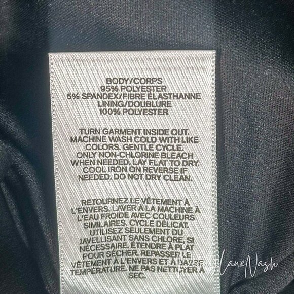 Express Puff Sleeve Vegan Leather Sheat Dress Black - Picture 5 of 11